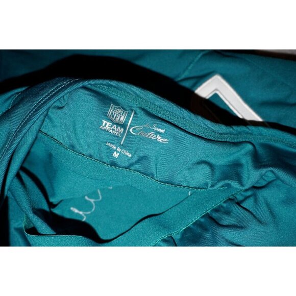 All Sport Couture Miami Dolphins Long Sleeve Top with Mesh Collar Medium SOLD OU - Picture 8 of 10